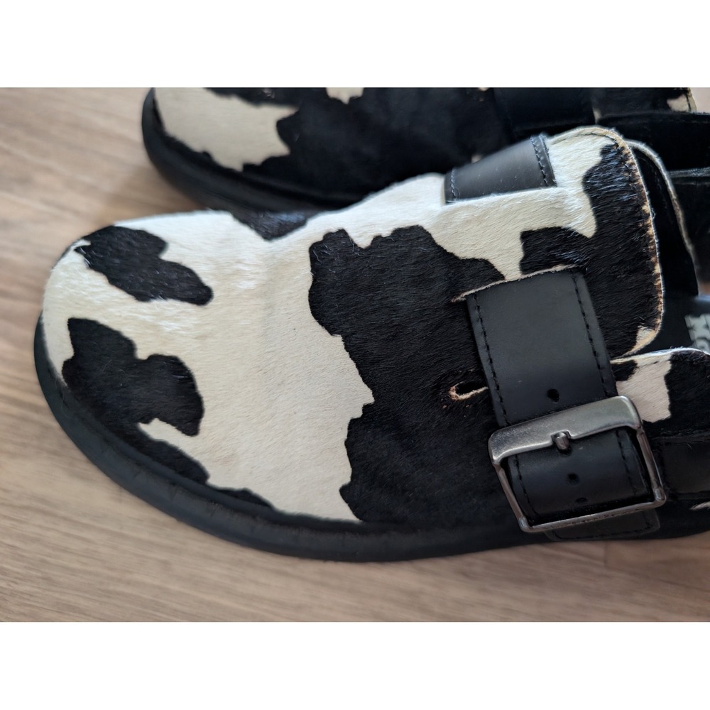 Dr. Martens Jorge II Cow Print Hair-On Leather Slingback Mules Womens 8 US - Picture 3 of 16